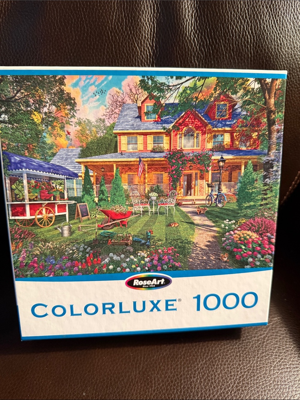 Roseart ColorLuxe summer Garden House 1000-Piece Jigsaw Puzzle - Multi-Color
